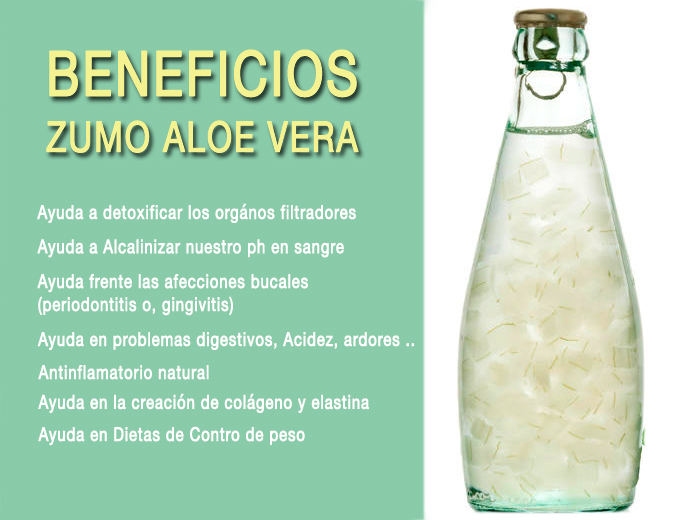 Beneficios de beber agua de aloe vera
