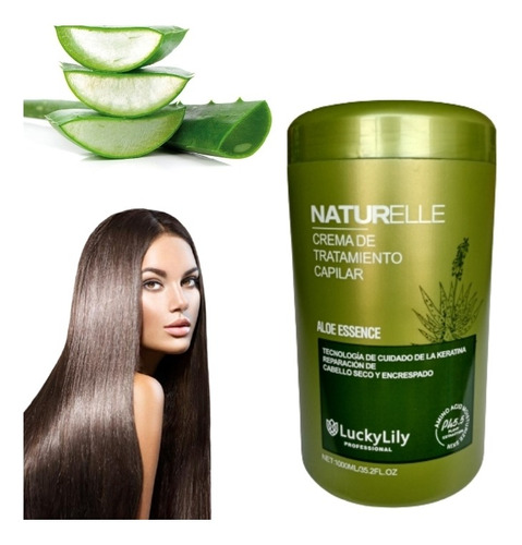 Crema de aloe vera para el cabello