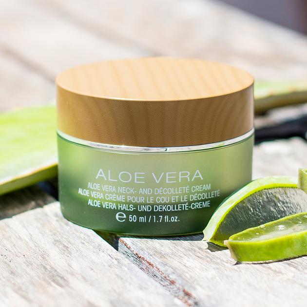 Aloe vera para las arrugas del cuello