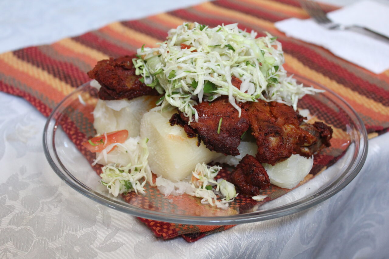 Como hacer chancho con yuca nicaraguense