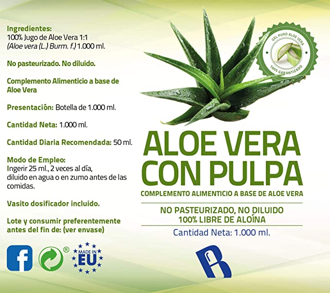 Consumir aloe vera es bueno