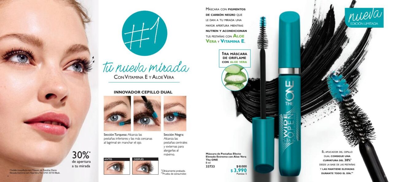Mascara de pestañas con aloe vera