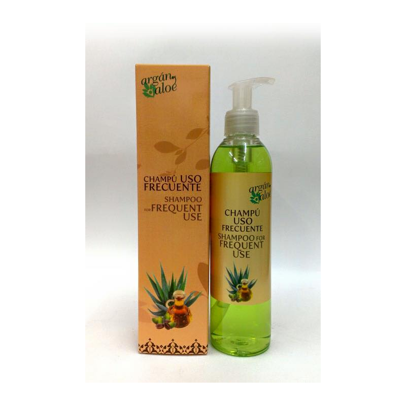 Aloe vera y aceite de argan para el cabello