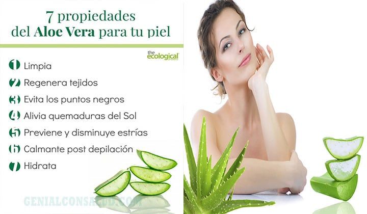 Beneficios del aloe vera para la piel del rostro