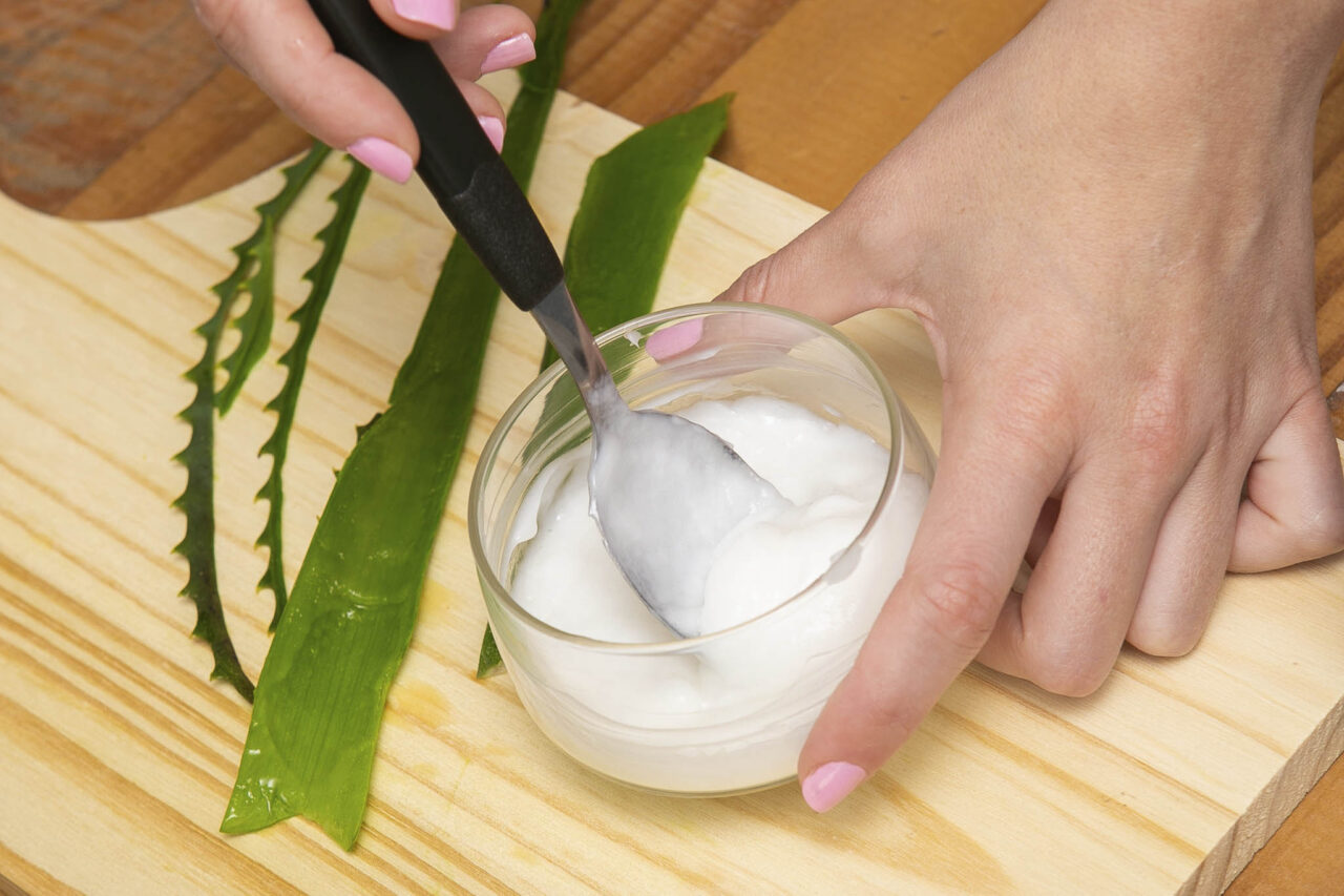 Shampoo de aloe vera para hacer crecer el cabello