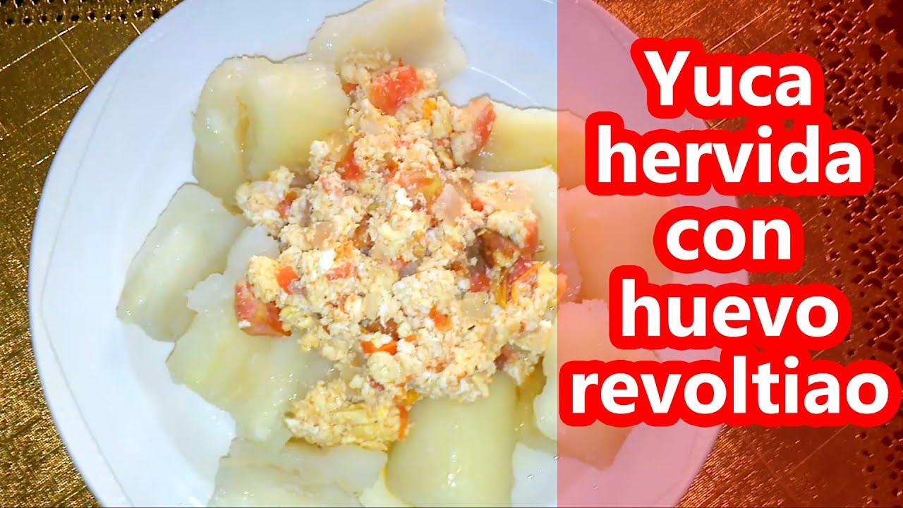Cocinar yuca hervida