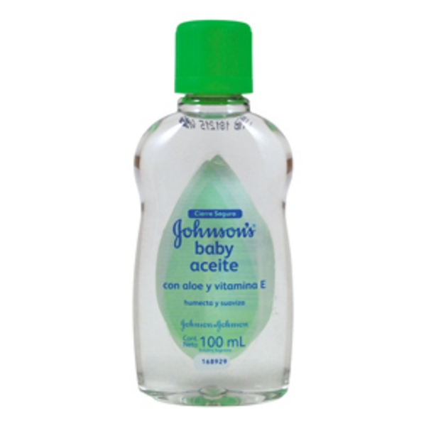 Aceite johnson con aloe vera y vitamina e