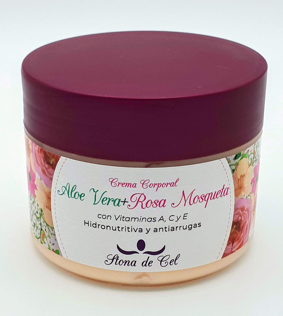 Jabon de rosa mosqueta y aloe vera
