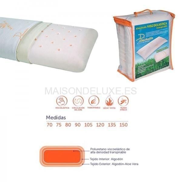 Almohada don algodon aloe vera
