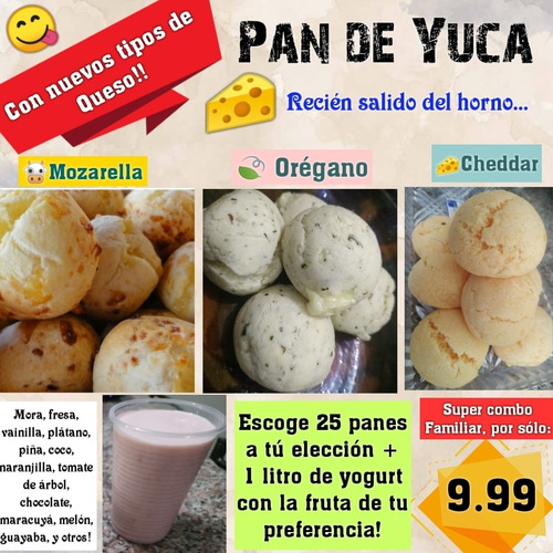 Pan de yuca dominicano