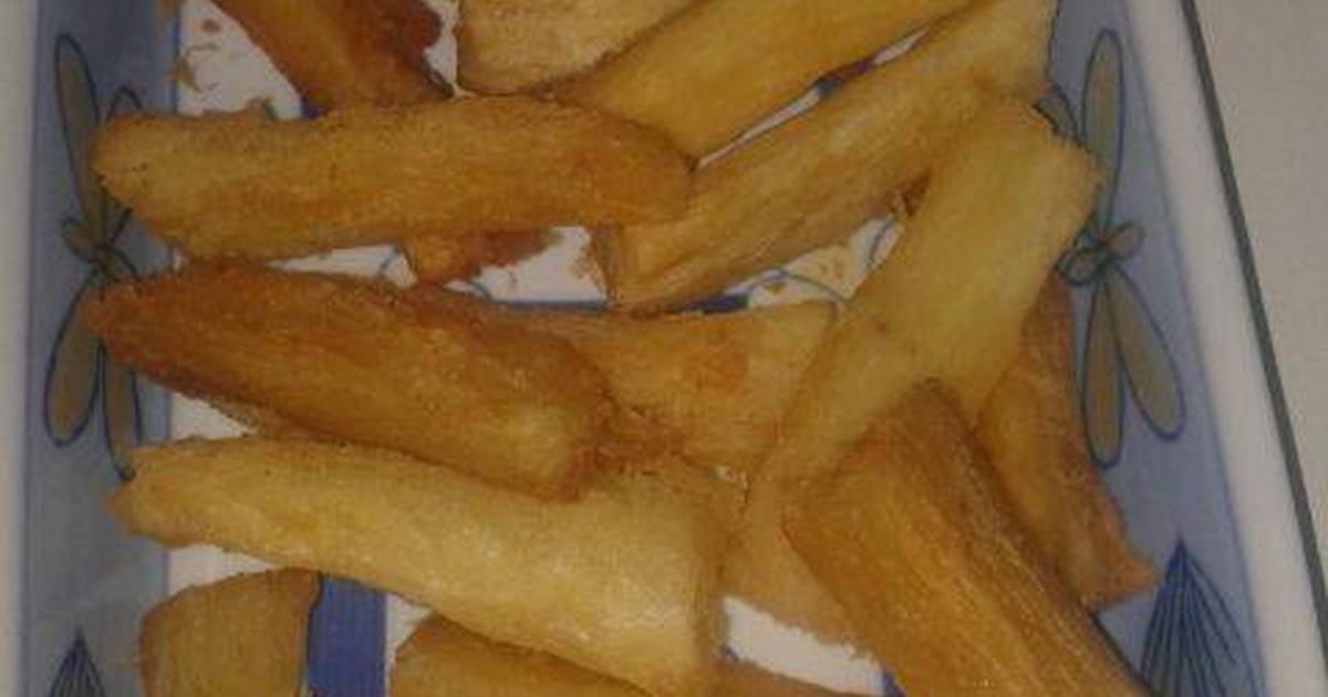 Yuca frita preparacion