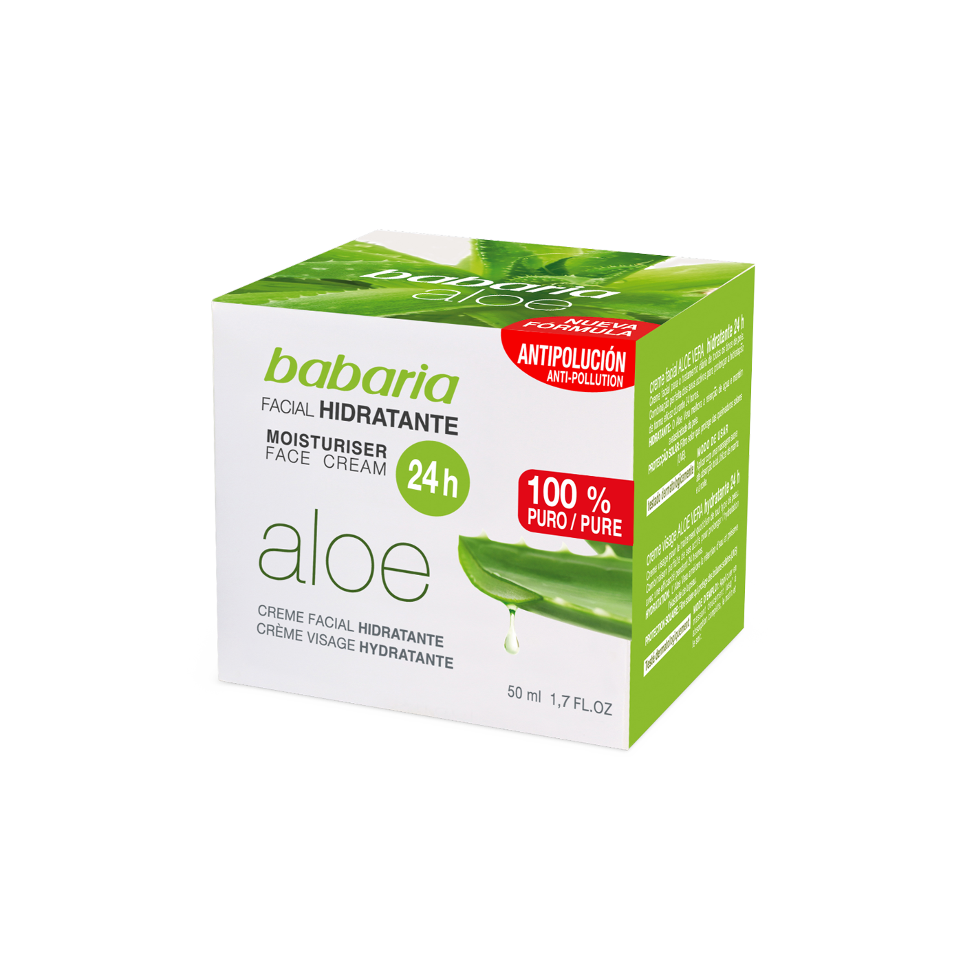Hidratar con aloe vera