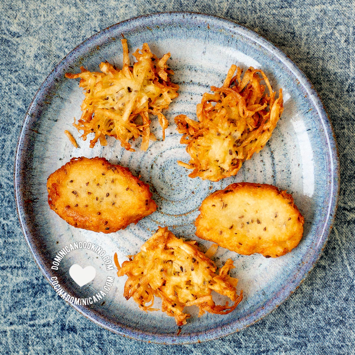 Arepitas de yuca dominicana