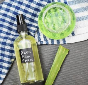 Spray de aloe vera casero