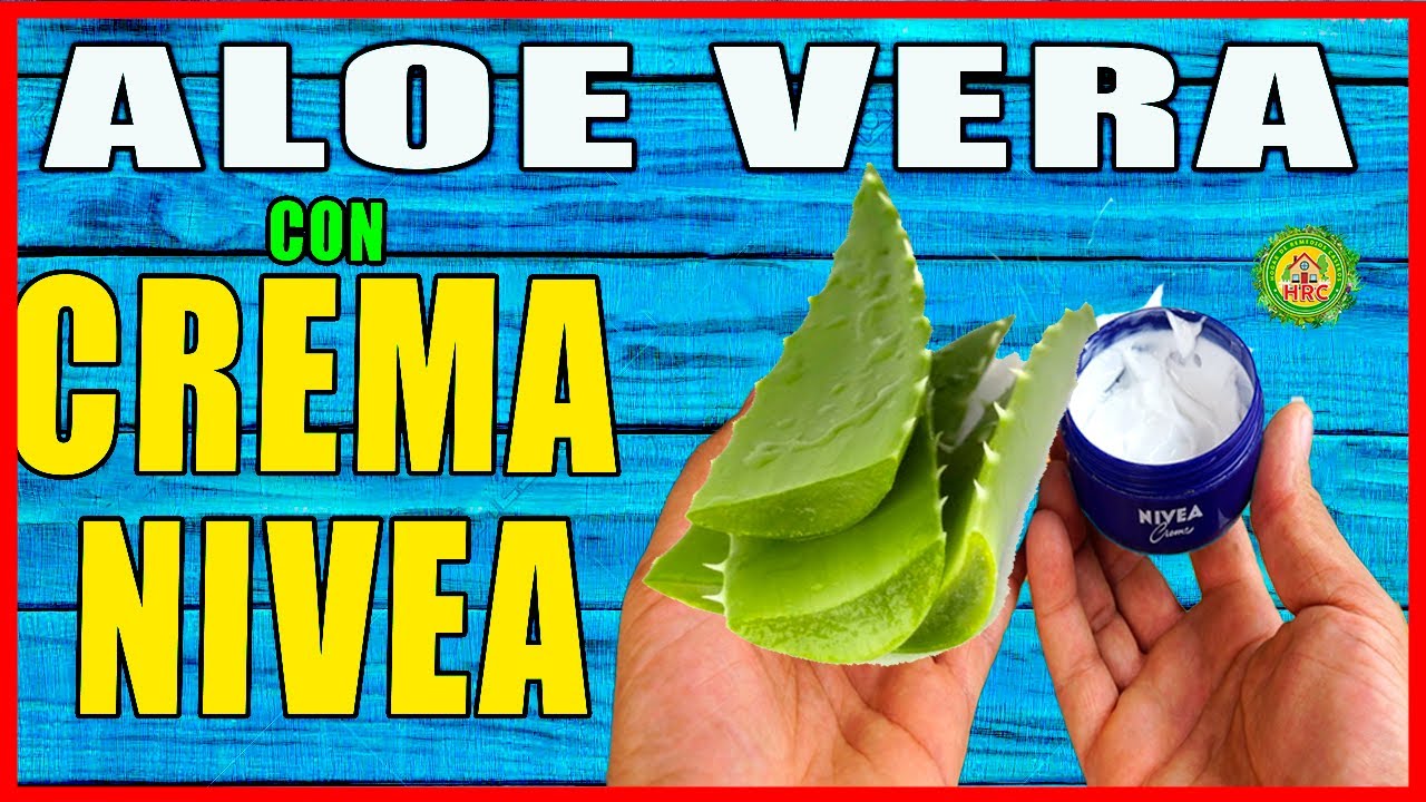 Mezclar aloe vera con nivea