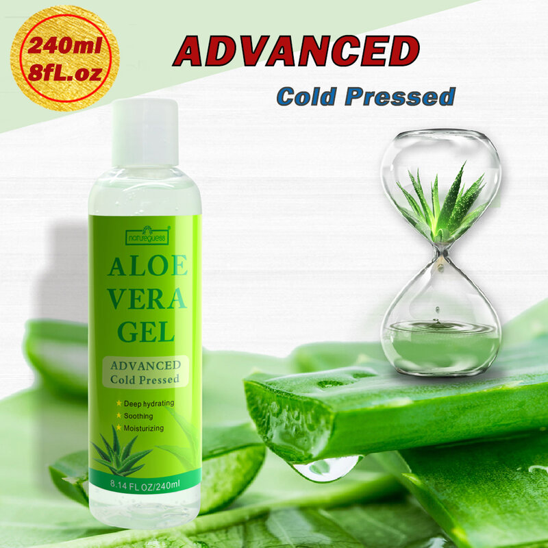 Gel natural de aloe vera para la piel