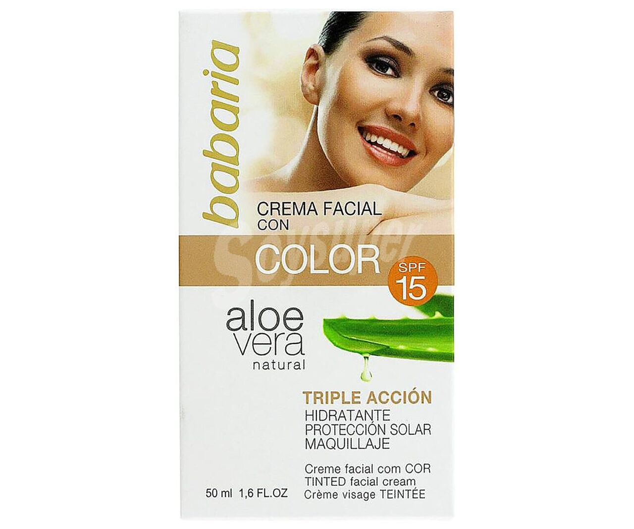 Babaria crema facial hidratante aloe vera
