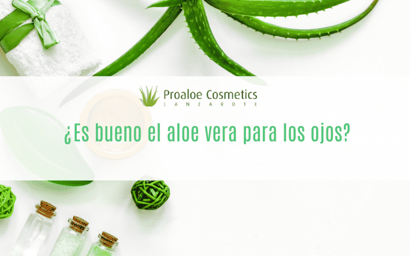 Aloe vera en el ojo