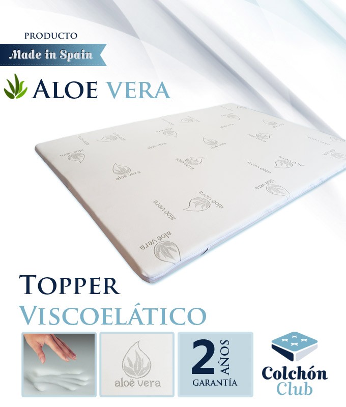 Colchon viscoelastico aloe vera