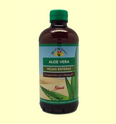 Capsulas de aloe vera sin aloina
