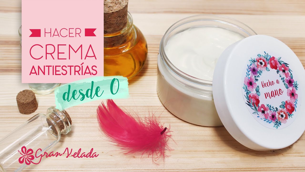 Crema antiestrias casera con aloe vera
