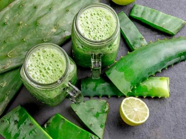 Aloe vera con azucar para la piel