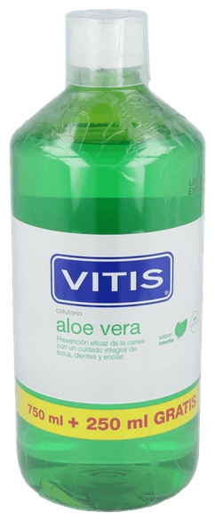Colutorio con aloe vera