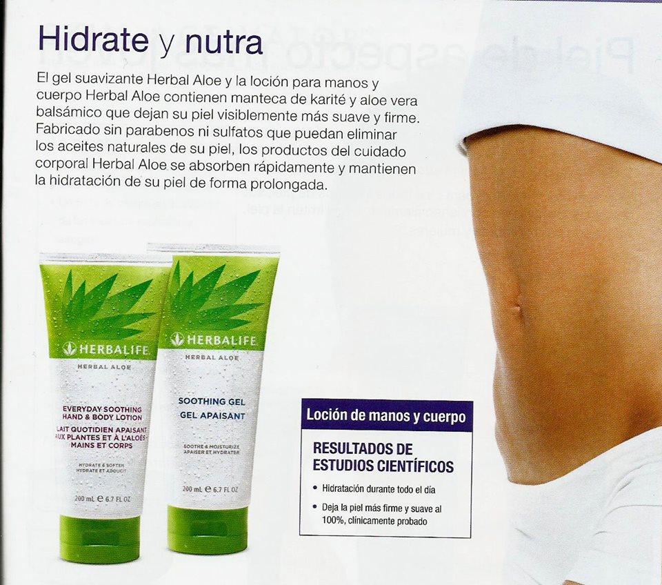 Gel hidratante aloe vera herbalife
