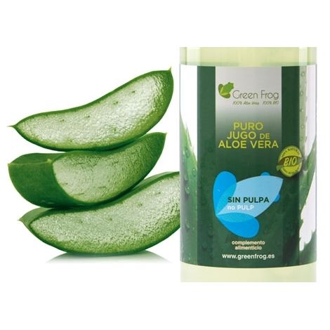 Green frog jugo de aloe vera