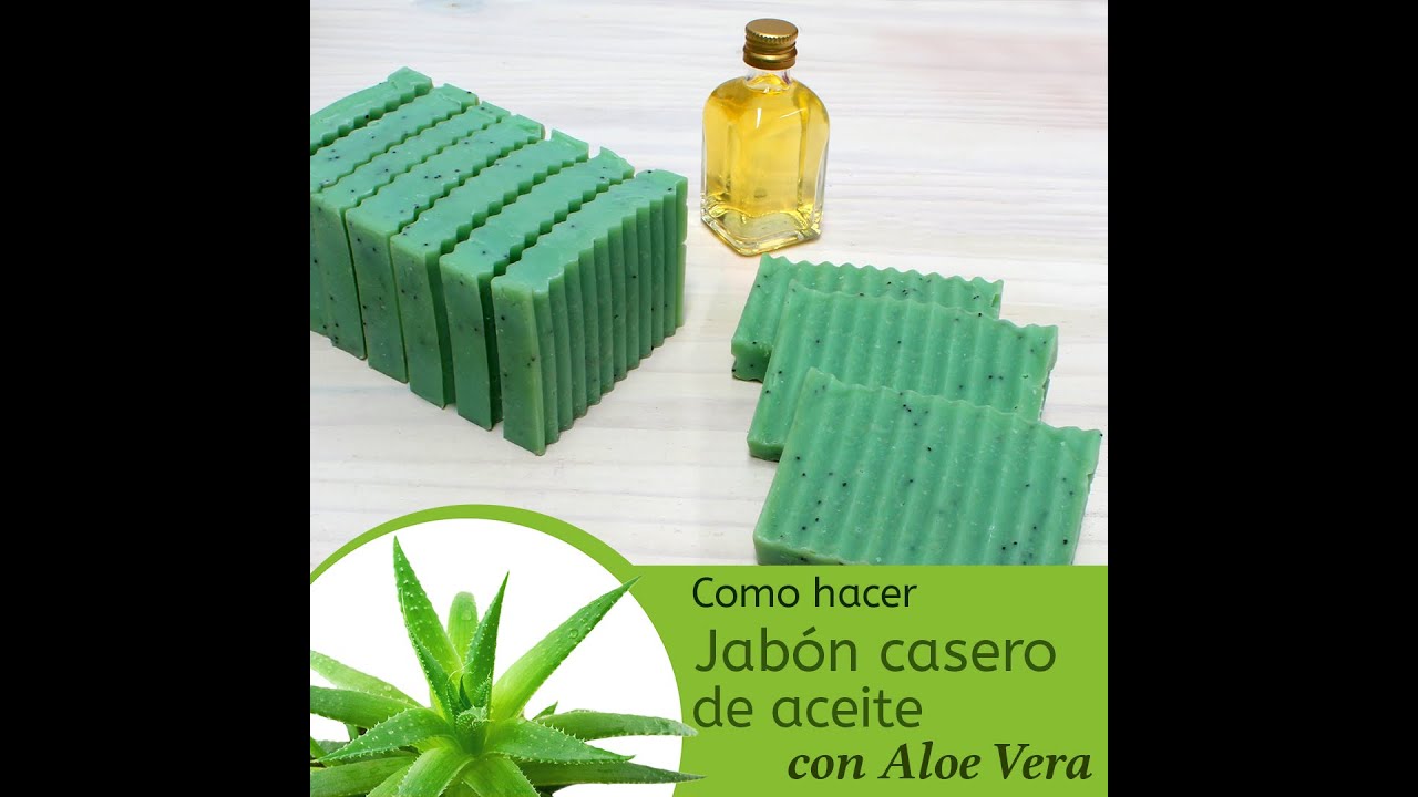 Receta jabon de aceite de oliva y aloe vera