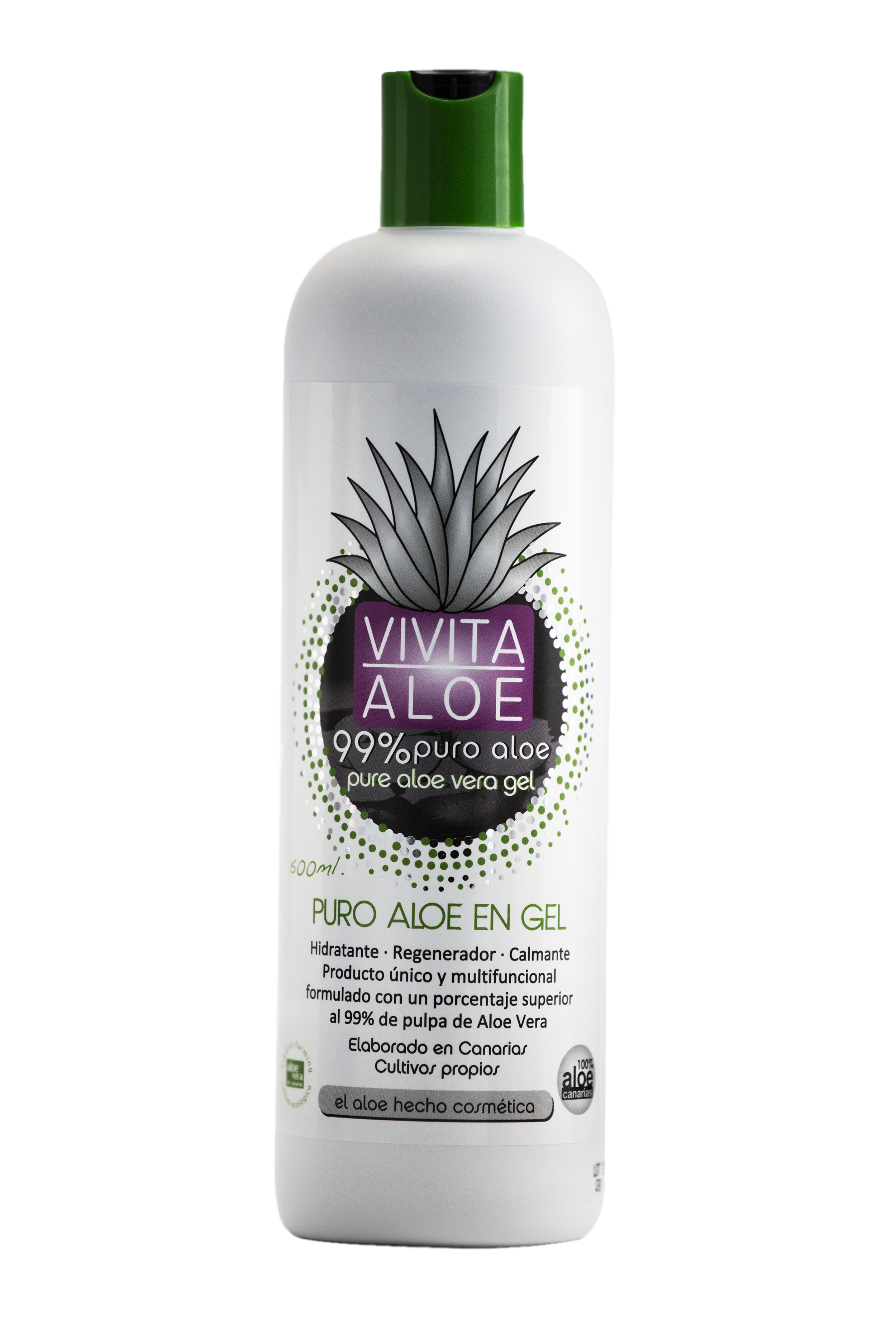 Gel puro de aloe vera ecologico