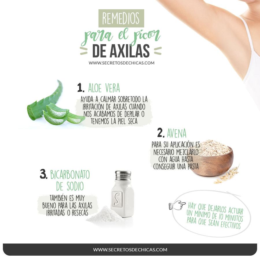 Aloe vera para las manchas de las axilas
