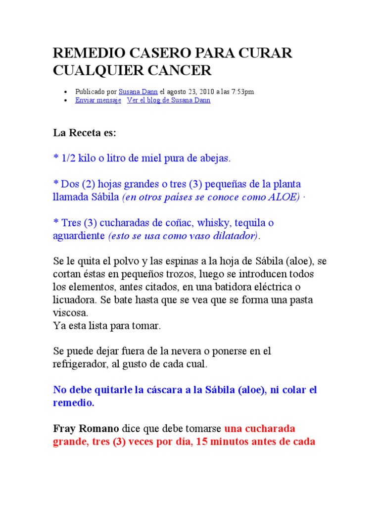 Aloe vera miel y whisky testimonios