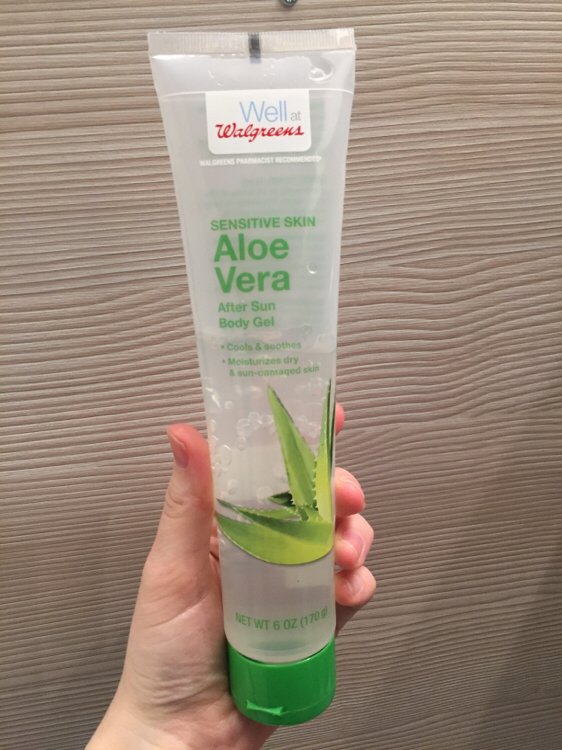 Aloe vera como after sun