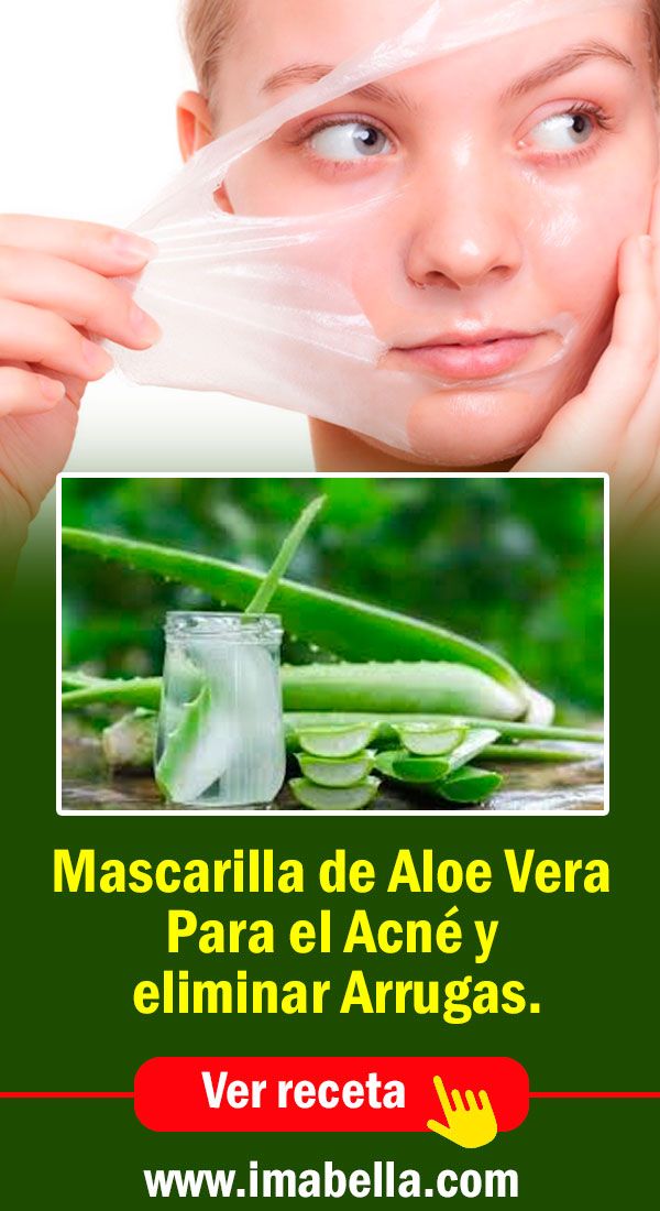 Mascarillas de aloe vera para las manchas dela cara