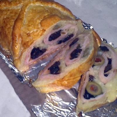 Pan de jamon de yuca