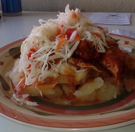 Sopa de yuca con queso
