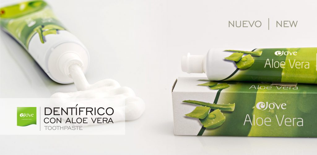 Aloe vera y pasta dental para el miembro